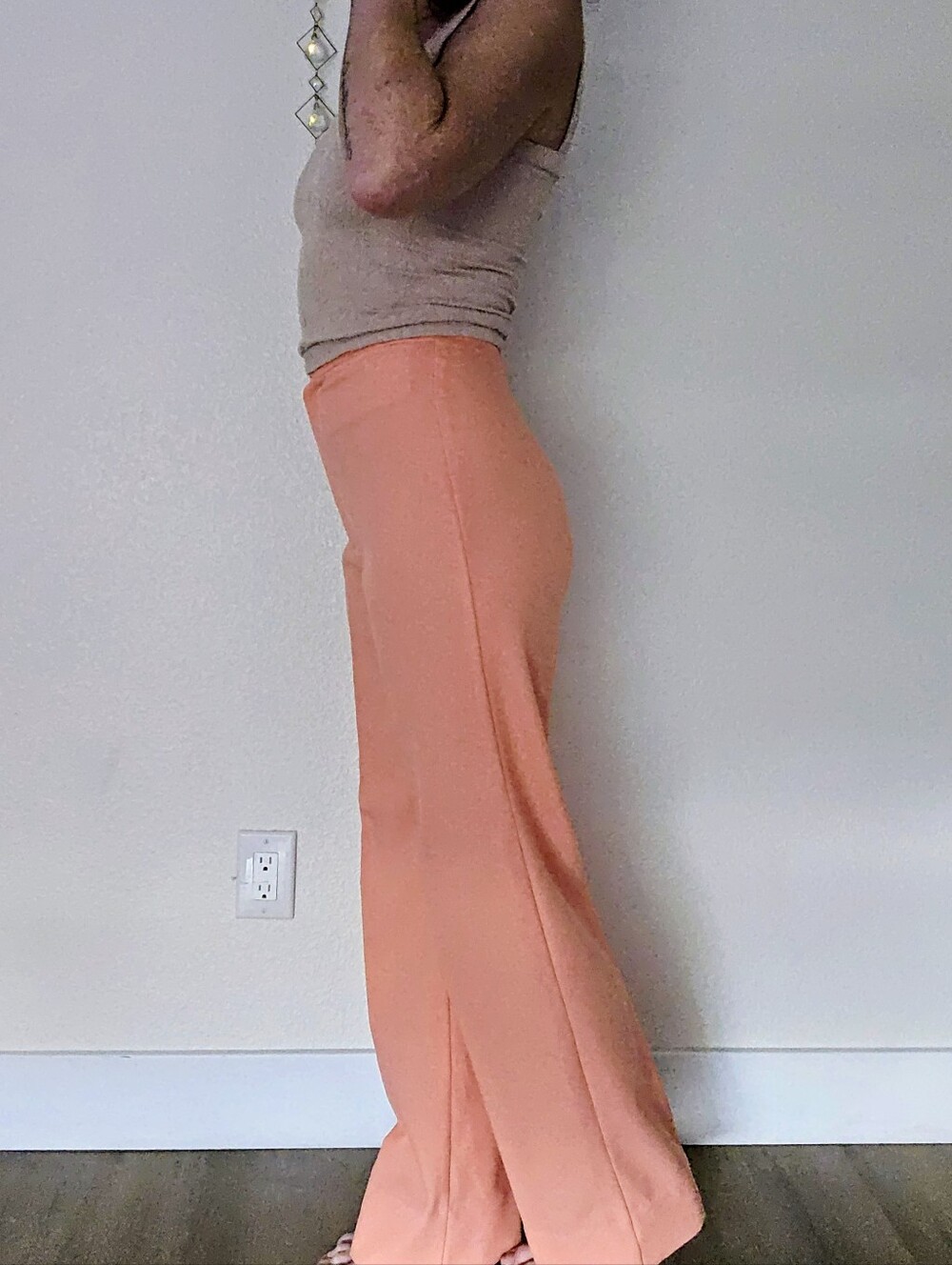 🧅VTG 70s Ribcage Polyester Slacks